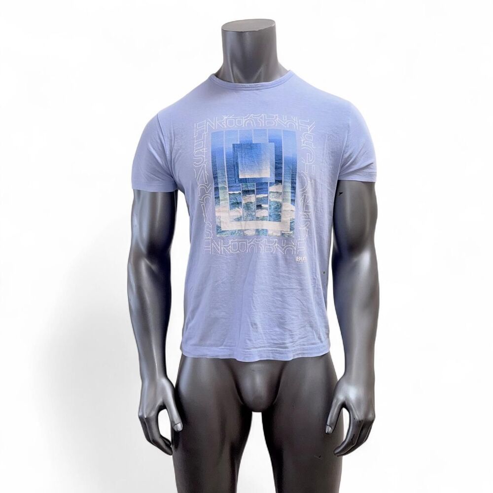 Hugo-boss Men's Blue T-shirt